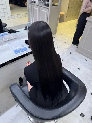 ロング カラー ヘアアレンジ 🥀レイヤー×ハイト ーントレンドヘア🥀のヘアスタイル