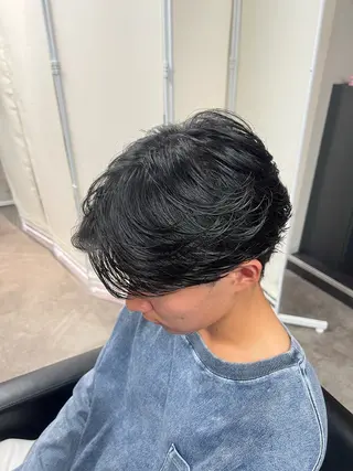 ショート パーマ メンズ 👑立川No.1筋肉 美容師👑しゅーとのヘアスタイル