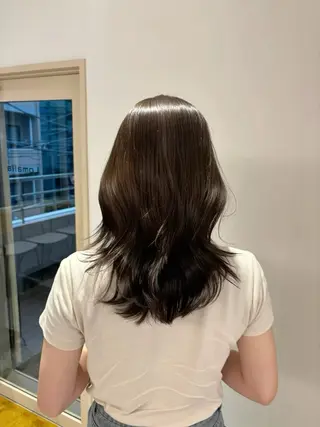 セミロング カラー Rio 渋谷のヘアスタイル