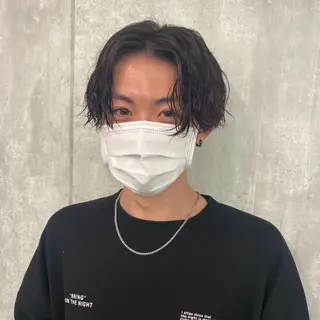 ショート パーマ メンズ ﾚｲﾔｰ🎶似合わせ パーマ🎀ナナコのヘアスタイル