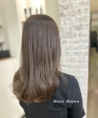 セミロング カラー 🤍FLEAR 白濱 かえで🎀.⋆のヘアスタイル