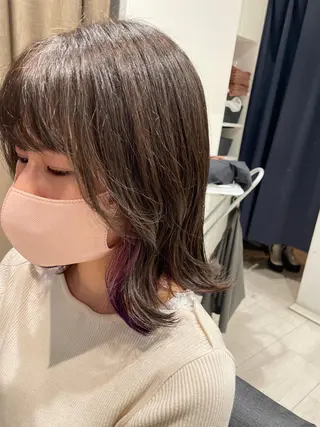 ミディアム コトネ🫧 韓国風レイヤーカットのヘアスタイル