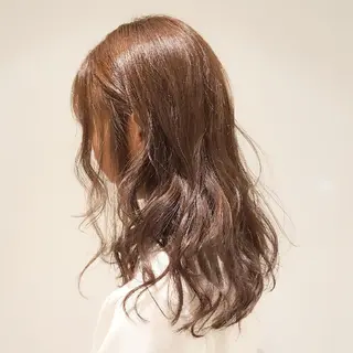 ロング パーマ カラー 美髪⭐︎髪質改善 井上　康司のヘアスタイル