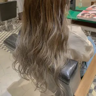 ロング カラー "小顔カット" Fuko.のヘアスタイル
