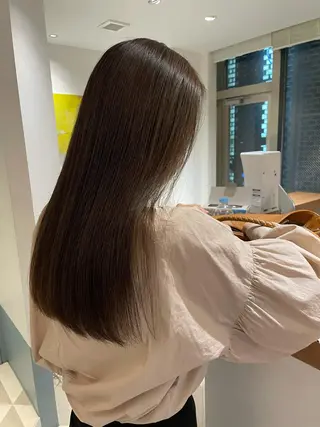 ロング カラー ボブ/レイヤー/ケア パーマ/リュウタのヘアスタイル