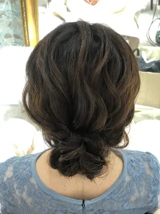 セミロング 六本木/ヘアセット /hairmakeのヘアスタイル