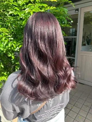 セミロング ツヤ髪質改善 💜れいな💜のヘアスタイル