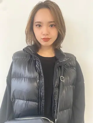 ミディアム カラー nambu-GARDEN所属・上田 昂雅のヘアスタイル