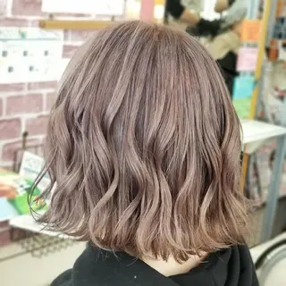 ミディアム 植田 /エクステ /ブリーチ/髪質改善のヘアスタイル