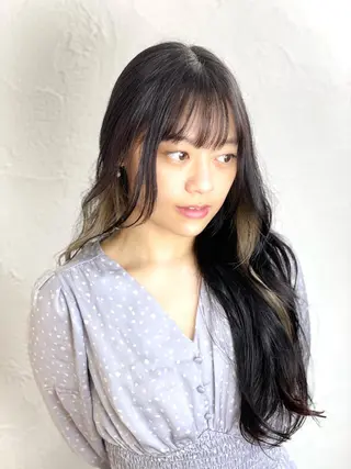 ロング カラー FELICE of hair所属・堀 大輔のヘアスタイル