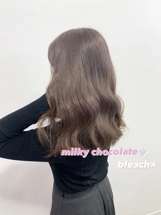 ロング カラー ヘアアレンジ レイヤー×グレージュ /ピンク🩷mioのヘアスタイル