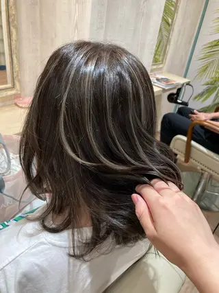 ミディアム カラー TELA HAIR南流山店所属・TELA HAIR Annaのヘアスタイル