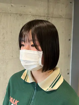 傷ませないカラー・ ボブ・リクト💥のヘアスタイル