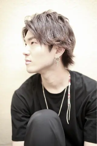 ミディアム カラー パーマ ヘアアレンジ メンズ キッズ ネイル マツエク・マツパ premier modelsのヘアスタイル