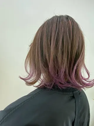 カラー 茅ヶ崎/ハイライト/ ハイトーン/関口実華のヘアスタイル