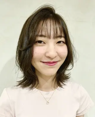 ミディアム カラー HAIR CALM 鹿島田店所属・✄‬齋藤 なな✄のヘアスタイル