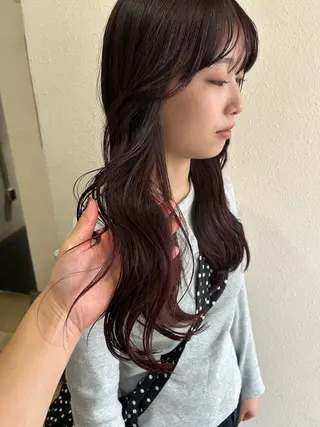 ロング レイヤー/暖色カラー 👩🏻🦰Moeのヘアスタイル
