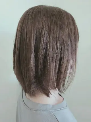 ミディアム カラー 【大宮】デザイナー Anne 諳 アンのヘアスタイル