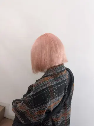 ショート カラー Cinq所属・ハイライト🌟/ ボブ/豊田のヘアスタイル