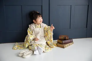 セミロング キッズ ヘアアレンジ Rarely  beautyのヘアスタイル