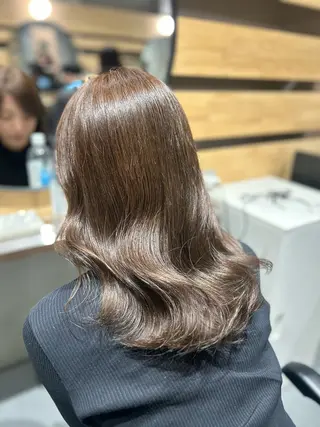 ミディアム 髪質改善ｶﾗｰ🥣 ayaka🤎のヘアスタイル