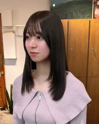 カラー aiko【艶カラー ・ミニモ年内で終了】のヘアスタイル