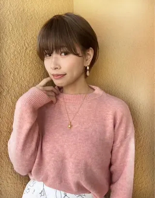 ショート カラー BLENDby happiness所属・KAORU/絹髪 /髪質改善/奈良のヘアスタイル