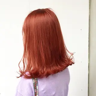ミディアム カラー a rikaのヘアスタイル
