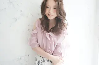 ロング カラー 瀬尾 加寿馬のヘアスタイル