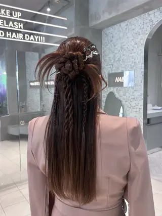 ロング ハイトーン/くすみ カラー SEINA★のヘアスタイル