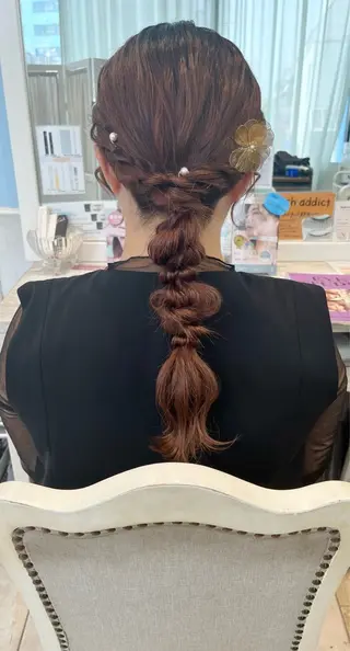 ヘアアレンジ 谷本 萌のヘアスタイル