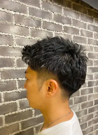 ショート パーマ メンズ シムラ カイゲンのヘアスタイル