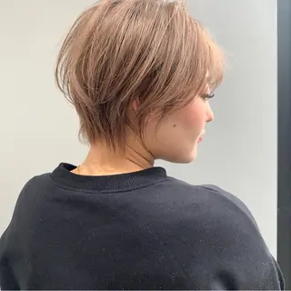 カラー レイヤーヘア/パーマ 村中　仁人のヘアスタイル