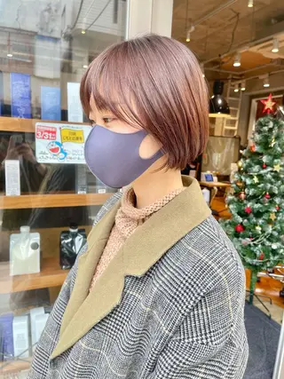 ショート カラー ショートヘア💫 ハイトーン西田拓馬のヘアスタイル