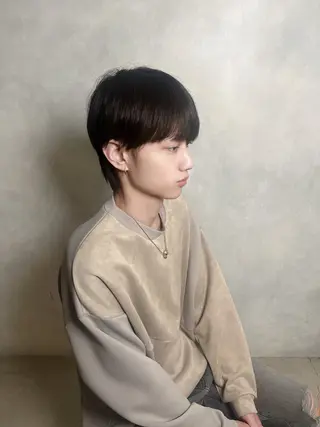 ショート メンズ 大阪韓国メンズ特化 LUNAのヘアスタイル