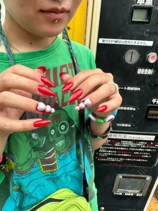 ネイル 福の爪 🍒福山千晴のネイルデザイン