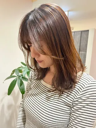 ミディアム 梅田美容室/カット /Maoのヘアスタイル