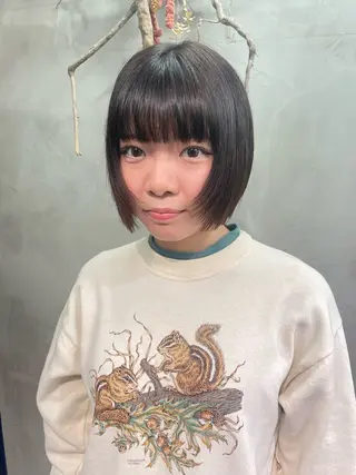 ショート 長野 温佳のヘアスタイル
