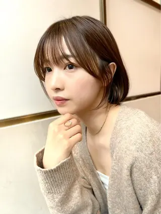 ミディアム カラー パーマ ヘアアレンジ レイヤーカット/ボブ /縮毛矯正✨大輝のヘアスタイル