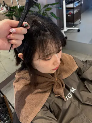 ショート 髪質改善/縮毛/トリ ートメント/平野広大のヘアスタイル