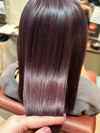 ミディアム 水谷 菜央のヘアスタイル