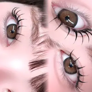 マツエク・マツパ ♡🎀束感まつげ/ rua🎀♡のマツエク・マツパデザイン