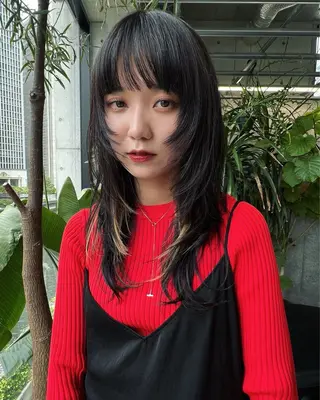 ロング レイヤーカット カシマハヤトのヘアスタイル