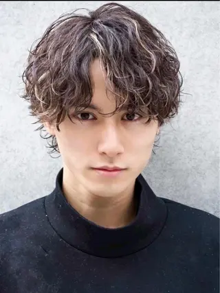 カラー パーマ パーマ縮毛矯正特化 🥀𓈒のヘアスタイル