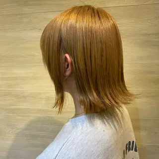 ミディアム カラー seiya/ beigeのヘアスタイル