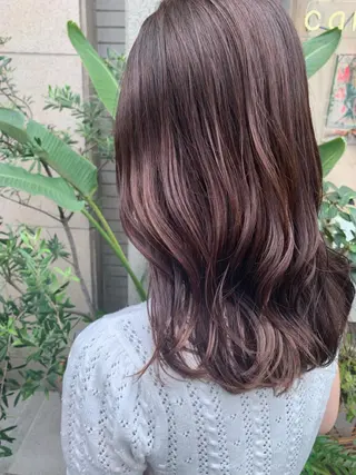 ロング 艶髪color💎髪 質改善ストレート大吉のヘアスタイル