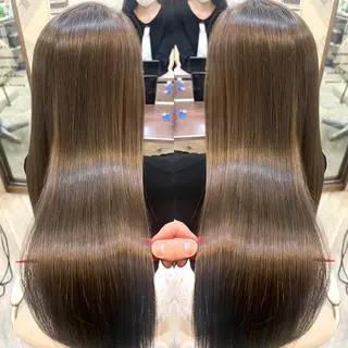 ロング カラー ⭐️店長⭐️ 小淵陸玖のヘアスタイル