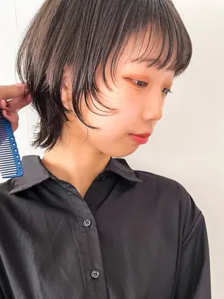 ショート ハイトーンカラー RYUのヘアスタイル