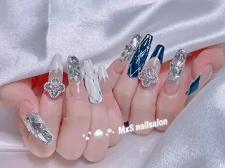 ネイル MxS Nail 【長さだし/フィルイン/マグネット/ワンホンネイル/韓国ネイル/パラジェル】所属・M×S Nail みなのネイルデザイン