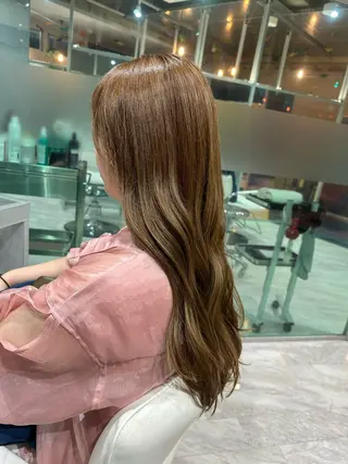 ロング 酸性ストレート/艶髪 /縮毛/sara❄️のヘアスタイル